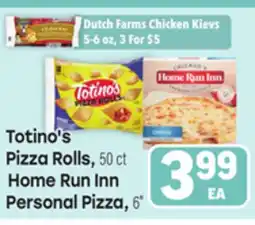 Tony’s Fresh Market Totino's Pizza Rolls 50, ct Home Run Inn Personal Pizza, 6 offer