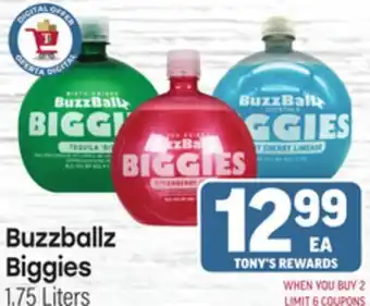 Tony’s Fresh Market Buzzballz Biggies offer
