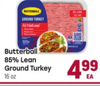 Tony’s Fresh Market Butterball 85% Lean Ground Turkey offer