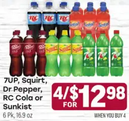 Tony’s Fresh Market 7UP, Squirt, Dr Pepper, RC Cola or Sunkist offer