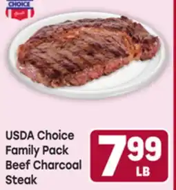 Tony’s Fresh Market USDA Choice Family Pack Beef Charcoal Steak offer