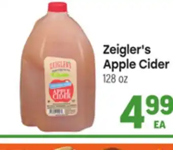 Tony’s Fresh Market Zeigler's Apple Cider offer