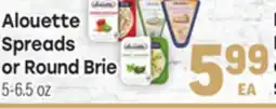 Tony’s Fresh Market Alouette Spreads or Round Brie offer