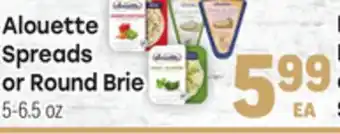 Tony’s Fresh Market Alouette Spreads or Round Brie offer