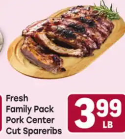 Tony’s Fresh Market Fresh Family Pack Pork Center Cut Spareribs offer