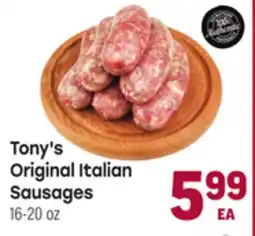 Tony’s Fresh Market Tony's Original Italian Sausages offer