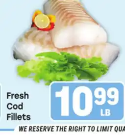 Tony’s Fresh Market Fresh Cod Fillets offer