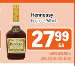 Tony’s Fresh Market Hennessy Cognac offer