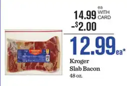 Mariano's Kroger Slab Bacon offer