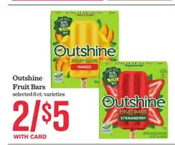 Mariano's Outshine Fruit Bars offer