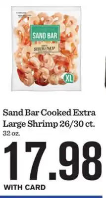 Mariano's Sand Bar Cooked Extra Large Shrimp offer