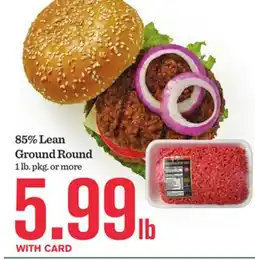Mariano's 85% Lean Ground Round offer