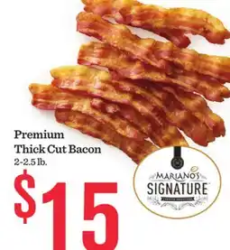 Mariano's Premium Thick Cut Bacon offer