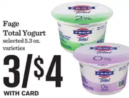 Mariano's Fage Total Yogurt offer