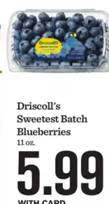 Mariano's Driscoll's Sweetest Batch Blueberries offer