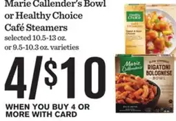 Mariano's Marie Callender's Bowl or Healthy Choice offer