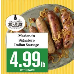 Mariano's Mariano's Signature Italian Sausage offer