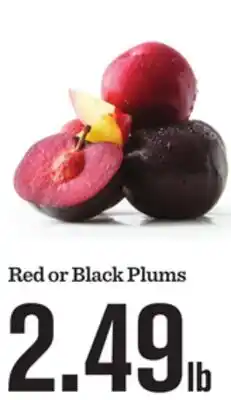 Mariano's Red or Black Plums offer