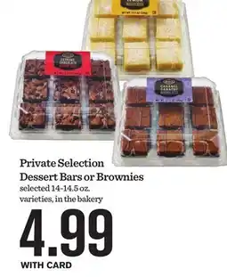 Mariano's Private Selection Dessert Bars or Brownies offer