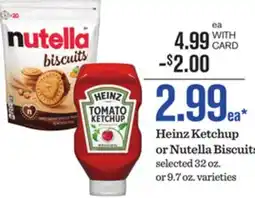 Mariano's Heinz Ketchup or Nutella Biscuits offer