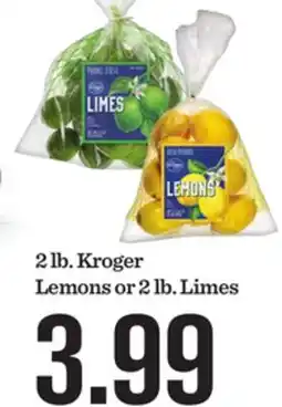 Mariano's 2 lb. Kroger Lemons or 2 lb. Limes offer