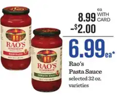 Mariano's Rao's Pasta Sauce offer