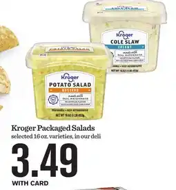 Mariano's Kroger Packaged Salads offer