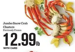 Mariano's Jumbo Snow Crab Clusters offer