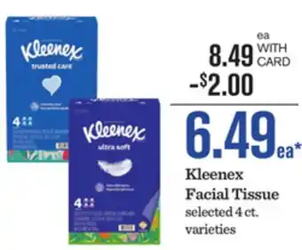 Mariano's Kleenex Facial Tissue offer