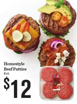 Mariano's Homestyle Beef Patties offer