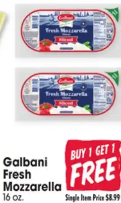 Jewel-Osco Galbani Fresh Mozzarella offer