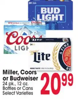 Jewel-Osco Miller, Coors or Budweiser offer