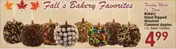 Jewel-Osco Hand Dipped Gourmet Caramel Apples offer