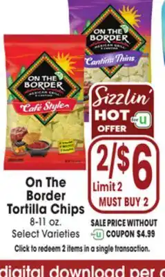 Jewel-Osco On The Border Tortilla Chips offer