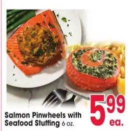 Jewel-Osco Salmon Pinwheels with Seafood Stuffing offer