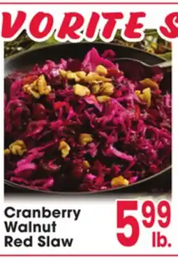 Jewel-Osco Cranberry Walnut Red Slaw offer
