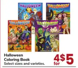Jewel-Osco Halloween Coloring Book offer