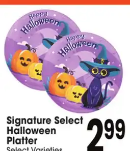Jewel-Osco Signature Select Halloween Platter offer