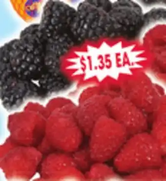 Jewel-Osco Raspberries or Blackberries offer
