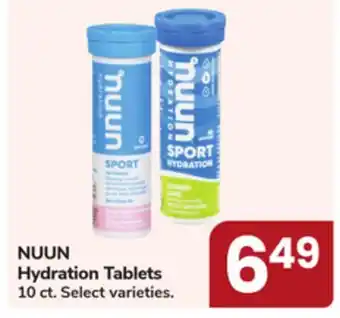Jewel-Osco NUUN Hydration Tablets offer