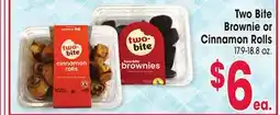 Jewel-Osco Two Bite Brownie or Brownie or Cinnamon Rolls offer