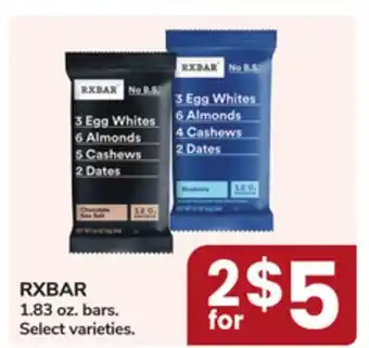 Jewel-Osco RXBAR offer
