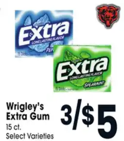 Jewel-Osco Wrigley's Extra Gum offer