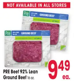 Jewel-Osco PRE Beef 92% Lean Ground Beef offer