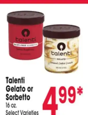 Jewel-Osco Talenti Gelato or Sorbetto offer