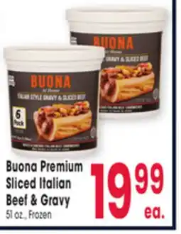 Jewel-Osco Buona Premium Sliced Italian Beef & Gravy offer