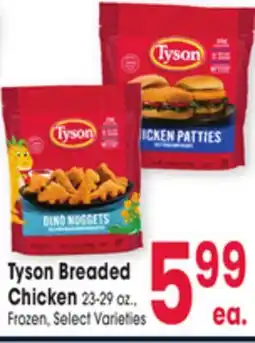 Jewel-Osco Tyson Breaded Chicken offer