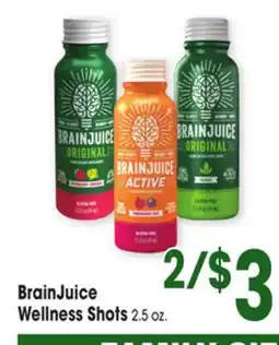Jewel-Osco BrainJuice Wellness Shots offer