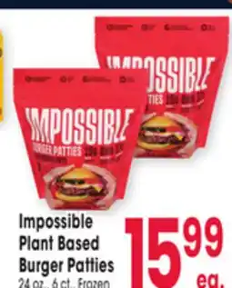 Jewel-Osco Impossible Plant Based Burger Patties offer