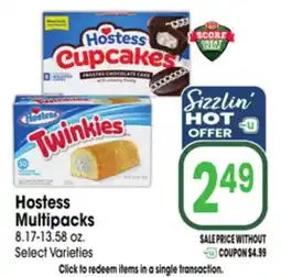 Jewel-Osco Hostess Multipacks offer